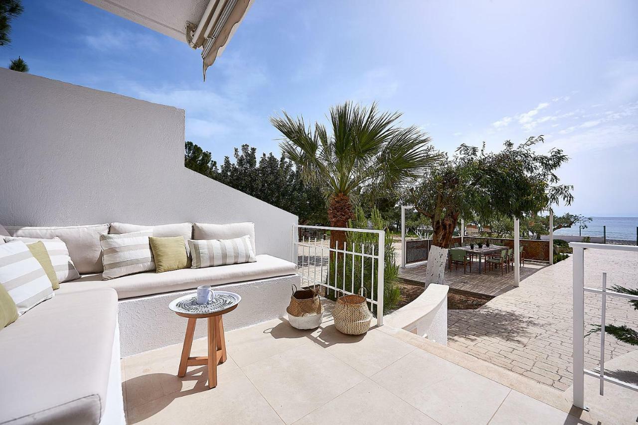Beachfront Villa On Crete - Kirvas, Member Of Pelagaios Villas Koutsounári Exterior foto