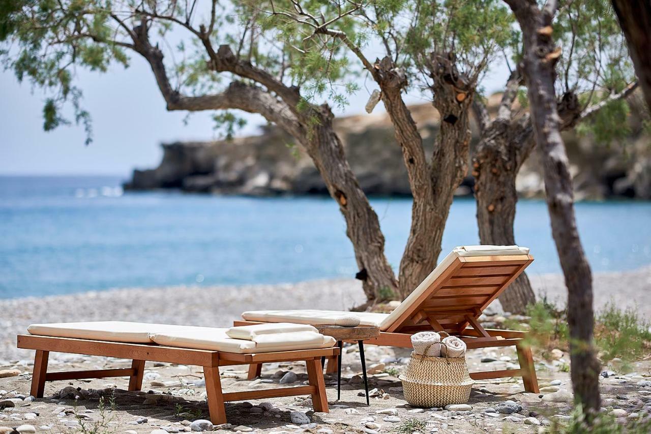 Beachfront Villa On Crete - Kirvas, Member Of Pelagaios Villas Koutsounári Exterior foto