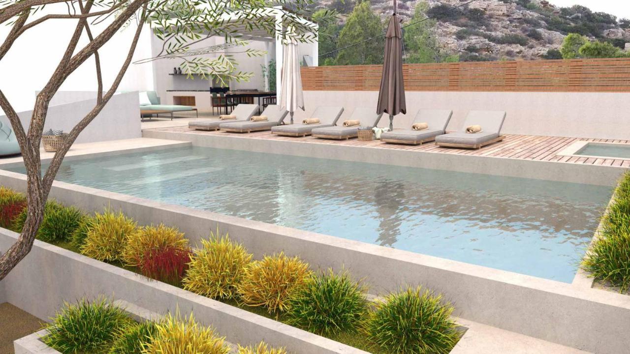 Beachfront Villa On Crete - Kirvas, Member Of Pelagaios Villas Koutsounári Exterior foto